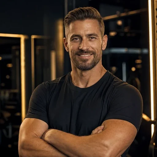 Trainer Marco Schulte beim persönlichen Athletiktraining